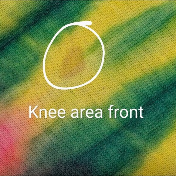 Vintage sweet girl tie-dye romper jumpsuit pockets paper tag 100% cotton OSFM - Picture 7 of 10